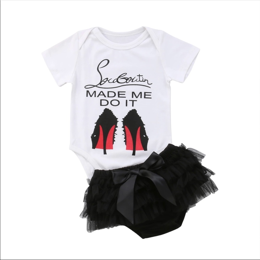 Baby girl Onesie and Ruffle Bottoms